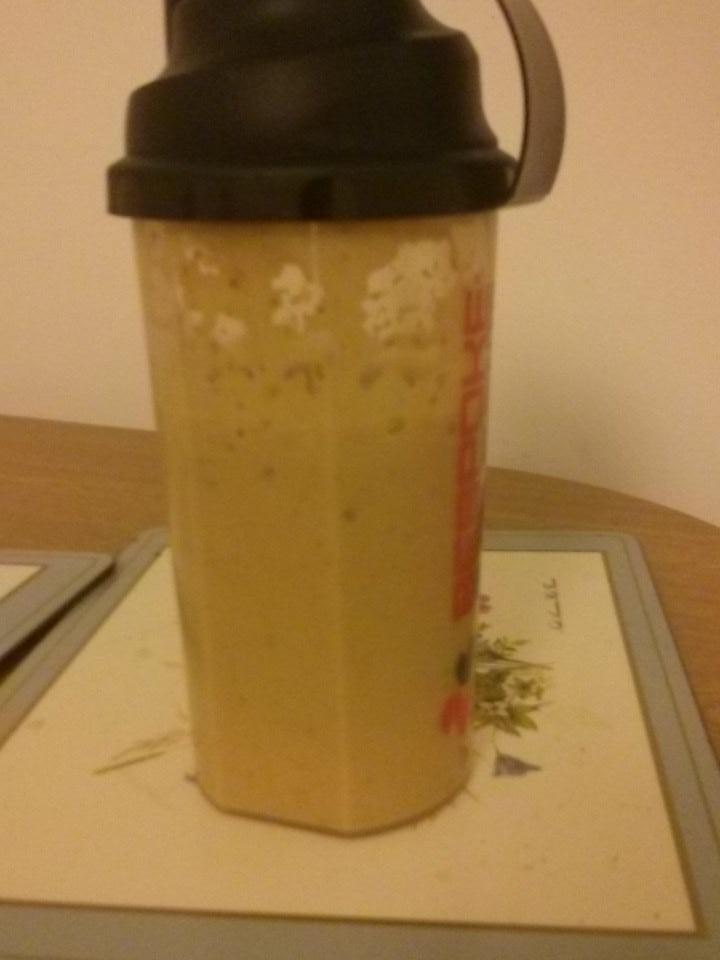 MrBobcastle's tweet photo. Totally lost for supper so its @BespokeSupps  sticky toffee pudding whey with @BulkPowders sweet potato powder. http://t.co/t6ZwOmKq1h