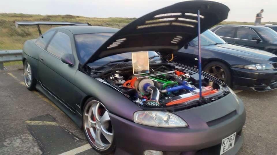 SkegOutlawz's tweet image. Craig's car in loving memory of #PureJDM creator
