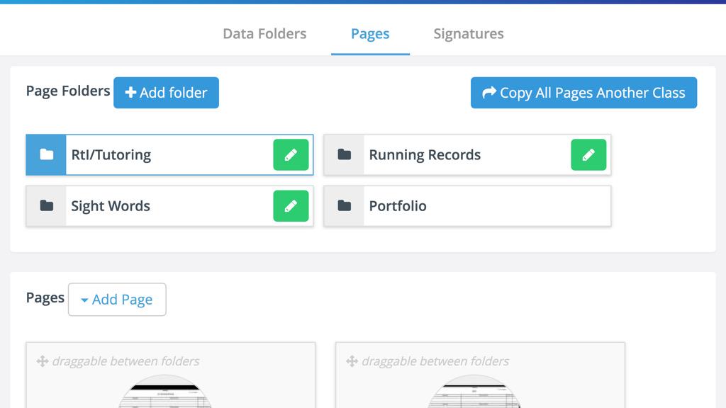 classroomaxis's tweet image. Online data folders! Make pages viewable to you, parents, and administrators on your campus. You choose who can see!