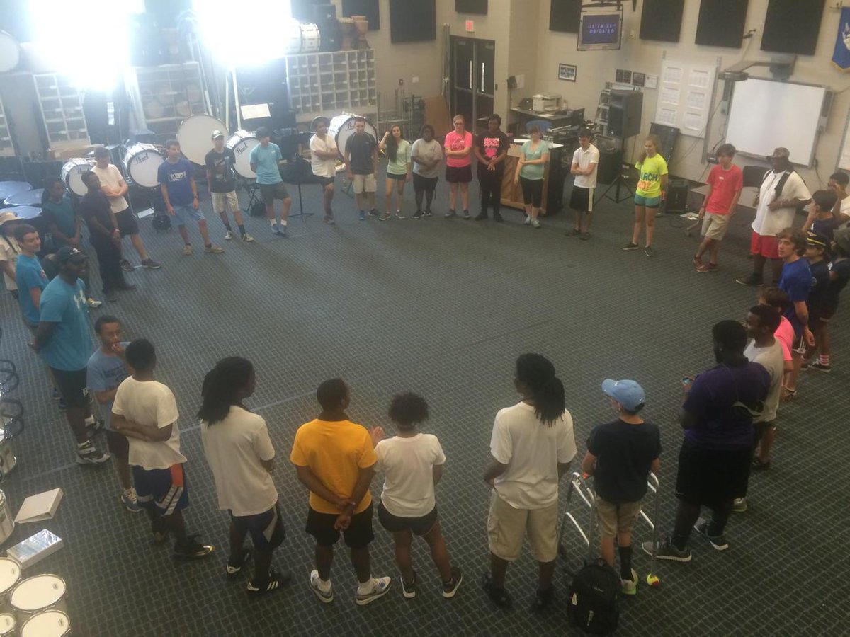 DreherBand's tweet photo. Band Camp is in session! http://t.co/EGVT0Ec7mh
