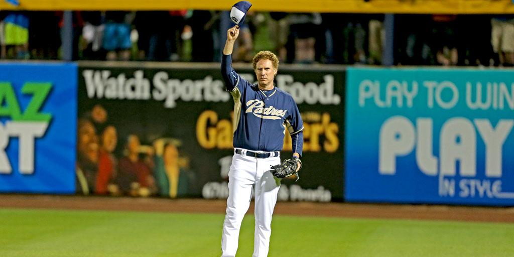 MLB's tweet image. .@HBO’s #FerrellTakesTheField to premiere Sept. 5 at @PetcoPark. atmlb.com/1IHB9Iz
