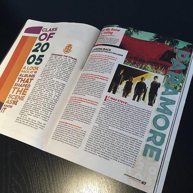 ParamoreWebNews's tweet photo. Get your copy of the new issue of @AltPress to read about All We Know Is Falling in The Class of 2005! #AWKIF10 http://t.co/PZbzGPE14P