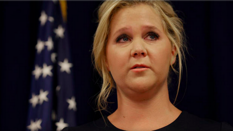 CBSNews's tweet image. Comedian @amyschumer says "enough is enough," pushes for new gun control legislation cbsn.ws/1UiyPvv