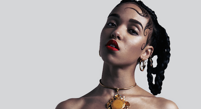 pitchfork's tweet image. Listen to @FKAtwigs' new song "Figure 8" p4k.co/Qr2PE