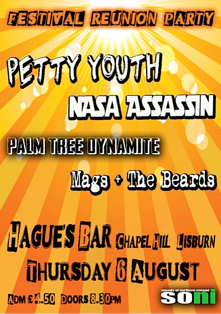 Straight back to it with two gigs this week! First up Hague's Bar Lisburn on Thursday night! <a href="/SONILive1/">Sounds of NI</a> <a href="/PettyYouth/">Afro2pac</a>