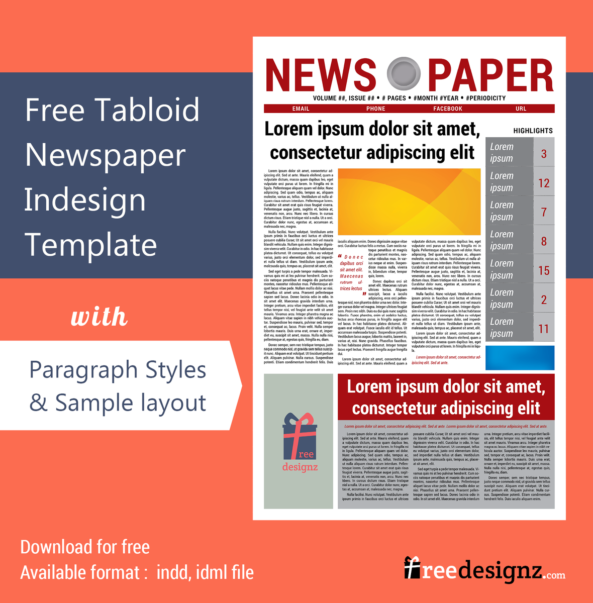 Free Print Designs On Twitter Free Tabloid Newspaper Indesign Template Http T Co U8ucwwbpgb Indesign Freetemplate Freebiefriday Http T Co E3axtwbg56