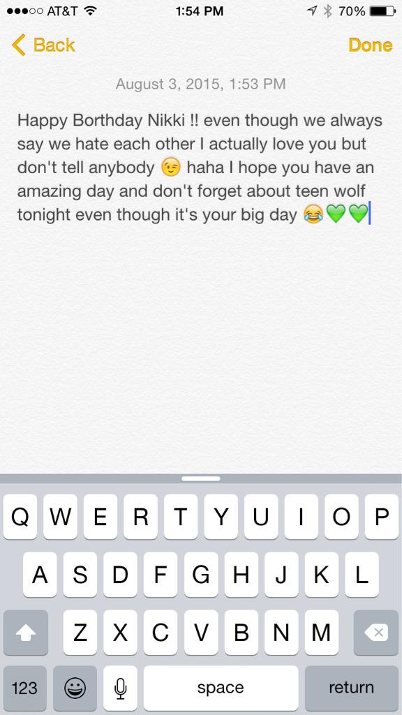  Happy Birthday to my little country, dancing, neon green wearin, Shawn Mendes loving fool    