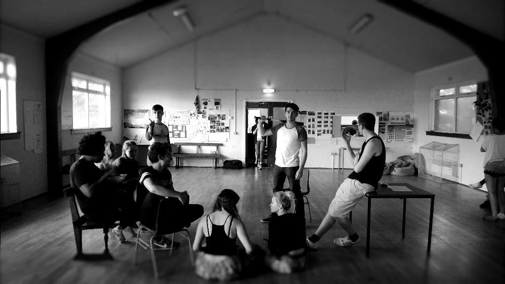 Jackwiliambrett's tweet photo. @SimplySeeProd #BelowTheBreadline HQ in a strong b & w filter. We're here @edfringe bready for @Cvenues meet tonight! http://t.co/b0f22AujAt