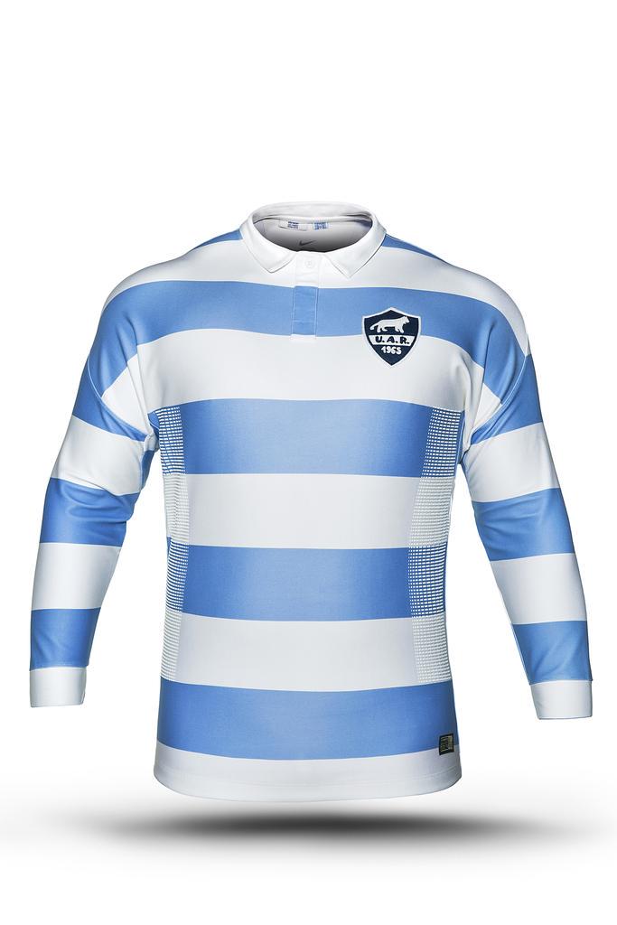 Unión Argentina de Rugby on Twitter: "Otra imagen de la camiseta homenaje a del '65 que usará en los dos tests ante Sudáfrica. http://t.co/u8RaY0sr5c" /