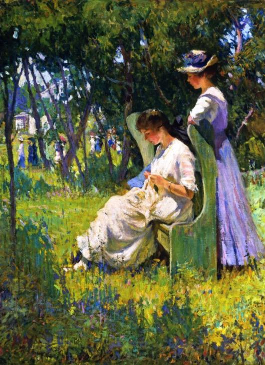 Lamanupi_'s tweet photo. ~ Mary Bradish #Titcomb
'Twoo girls' 1905
#DonneInArte
#DonneEOldLymeColony
@alecoscino @old_marlet @Papryka5 http://t.co/u0K2apmZMy