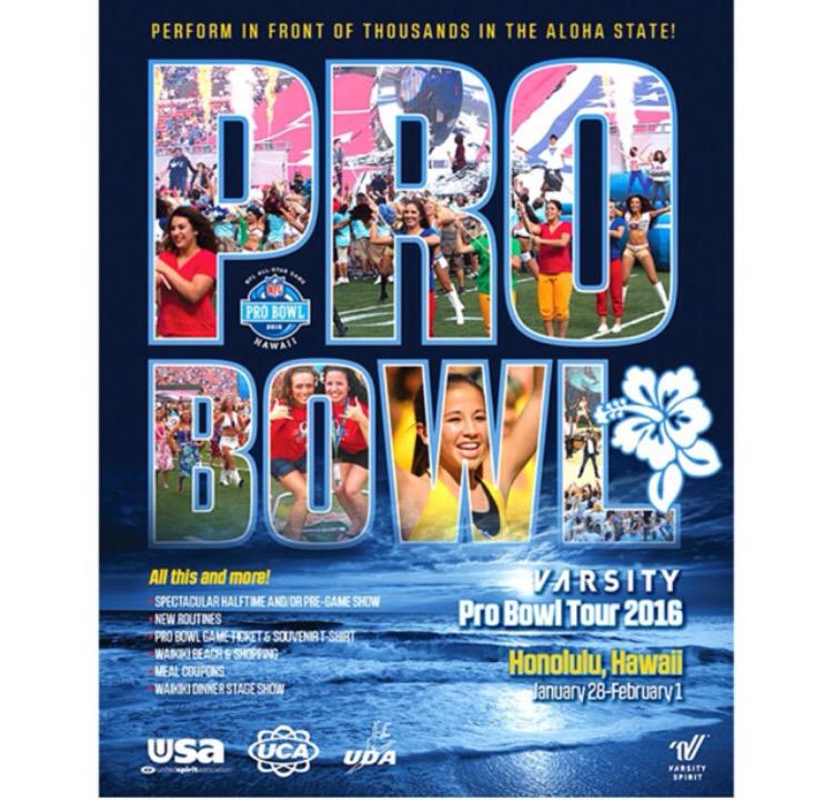 If your team received a spirit award on the final day of camp, you have the chance to fundraise for the Pro Bowl!❤️💛💙