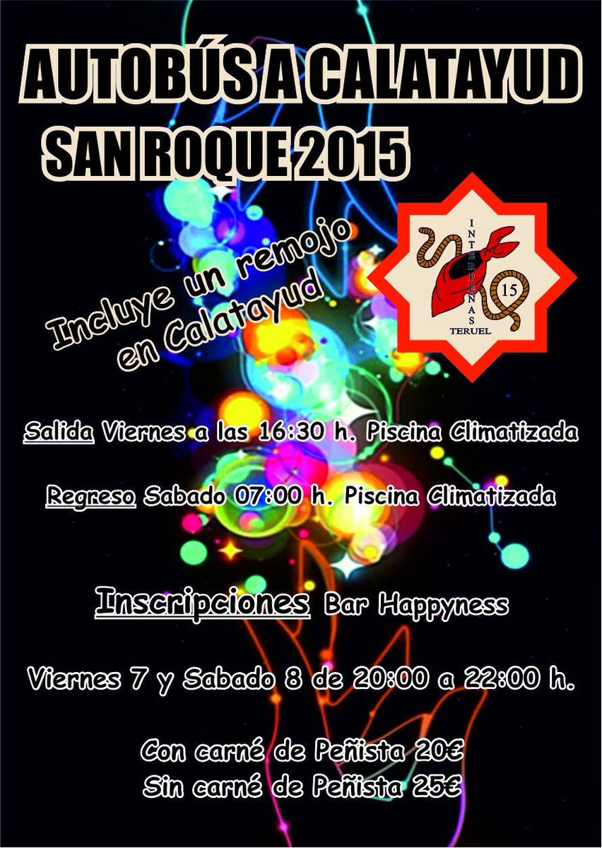 Y disfrutar de remojones, charangueo y todo el ambientillo festivalero que preparan las buenas gentes bilbilitanas