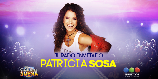 TuCaraMeSuenaAR's tweet photo. Esta noche @patriciasosaok nos va a endulzar los oídos como jurado invitada en #TuCaraMeSuena. ¡Mirala 21:15hs! http://t.co/DlwaEanB6n