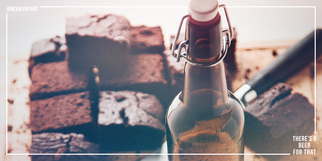 BeerForThat's tweet photo. Beer and cake are a perfect pair, especially brownie and stout. Watch out for our #GBBO pairings this Wednesday eve. http://t.co/5Sj2SAYwmI