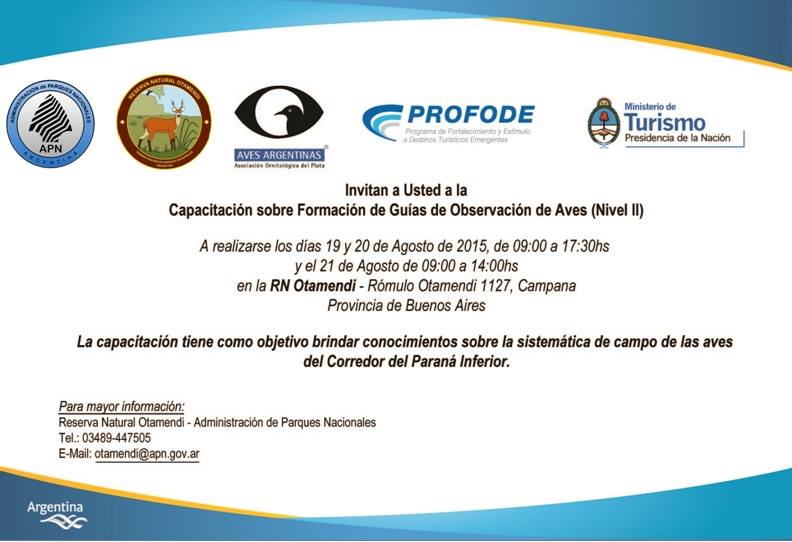ParquesOficial's tweet image. Llega el nivel 2 del Curso de Formación de Guías de Aves en la RN #Otamendi #profode @AvesArgentinas