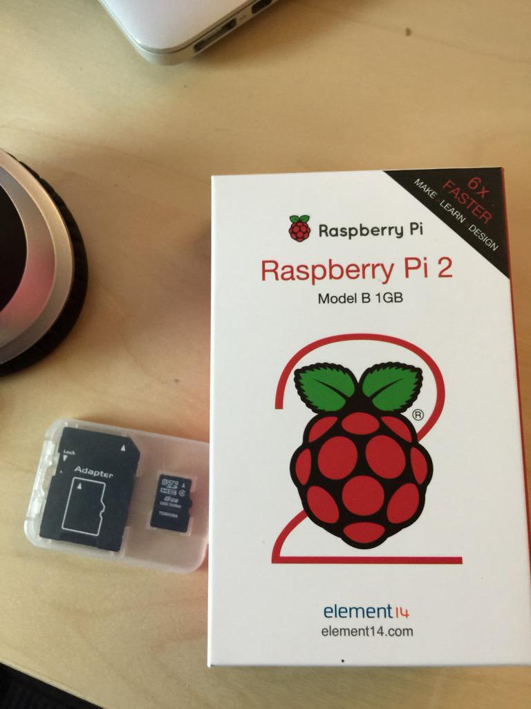MacmeDan's tweet photo. Finally got my #RaspberryPi for #PimpMyPi @GetJive Great thing are to come. @MarkGar66070961 we are going to win! http://t.co/55g8fZ0d7W