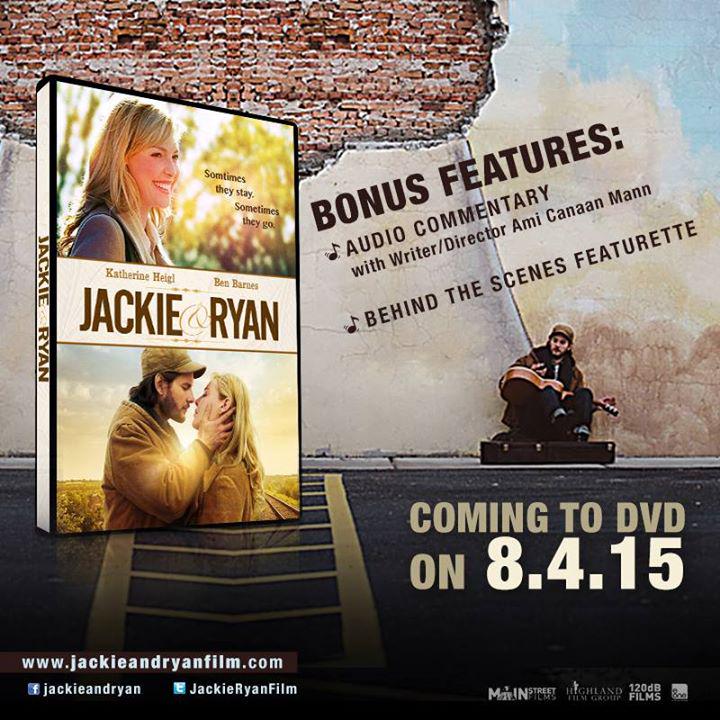 KatieHeigl's tweet photo. Loved listening to writer/director @amicanaanmann's insightful commentary on @JackieRyanFilm. Coming to DVD tomorrow! http://t.co/ldHO7R6Tzl