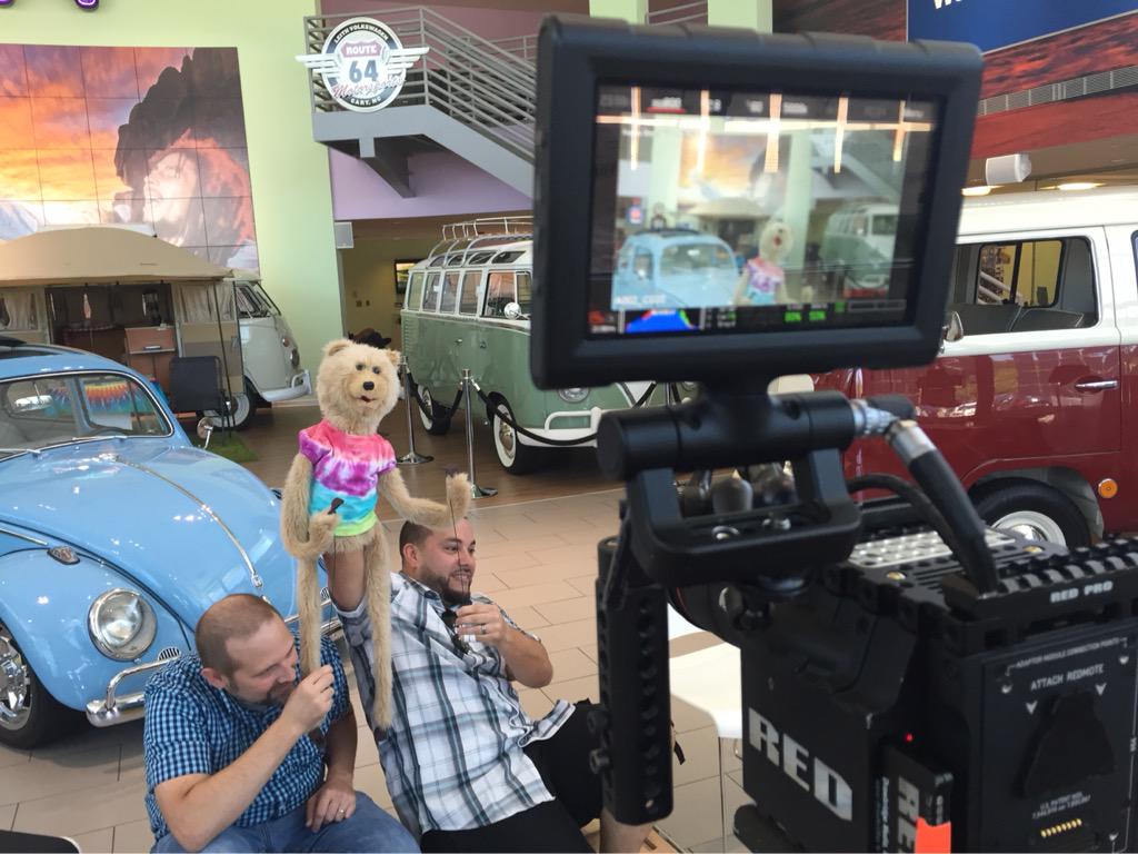 DrawbridgeMedia's tweet photo. Fun to be on set with @LeithVolkswagen &amp; @wordzbond on Friday http://t.co/99k63ZZMjb