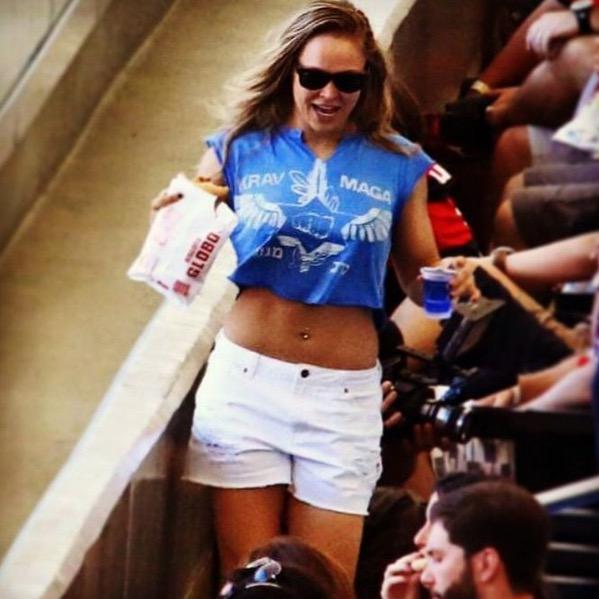 That moment when you realize you're fit enough to eat as many hotdogs as you want. Also, had an amazing time with -