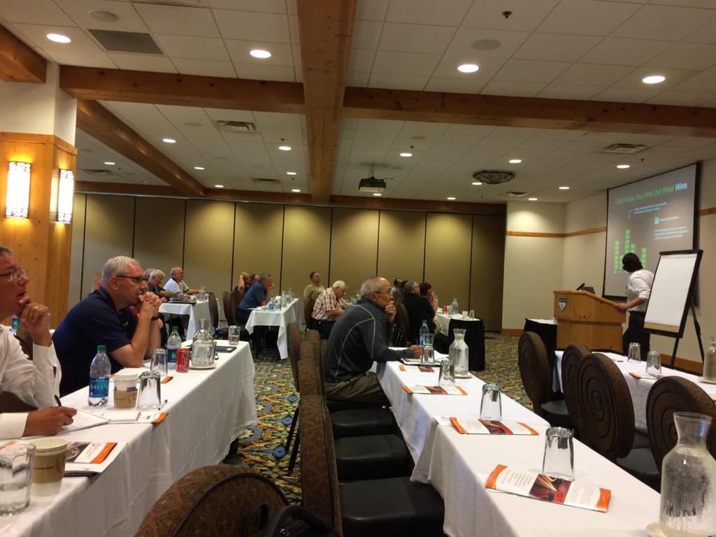 ColorbarInc's tweet image. 1st session of Printing Industry of Michigan summer conference. Topic...IT! Great stuff