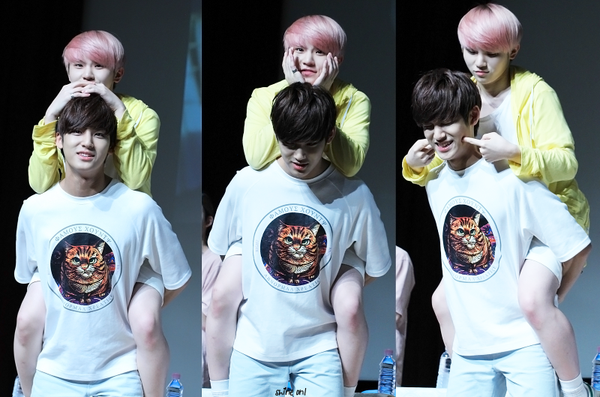 SEVENTEEN_BRA's tweet photo. [HQ] 02.08.15 Woozi e Mingyu no fansign em Gwangju.
Cr: Shine On! http://t.co/JzP924Th6S