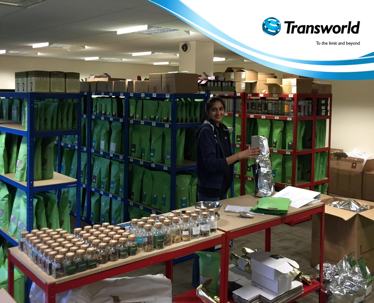 Serving #tea at Transworld. We’ve been busy fulfilling and distributing specialty tea to UK hotels and retailers