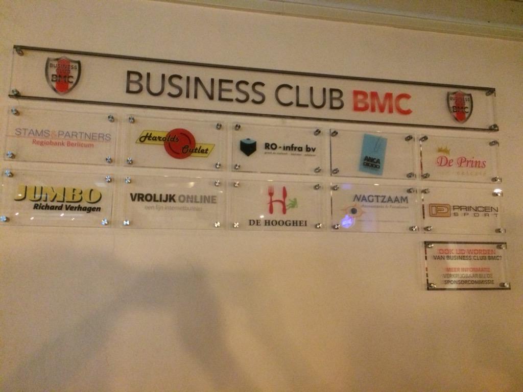 Het nieuwe seizoen betekent ook de start van een nieuw initiatief: Business Club BMC