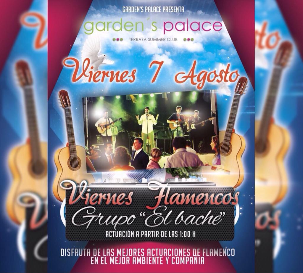 En <a href="/GardensPalace/">Garden´s Palace</a> estamos preparando tu fin de, te esperamos el viernes con el grupo "El bache" pídeme tu invitación