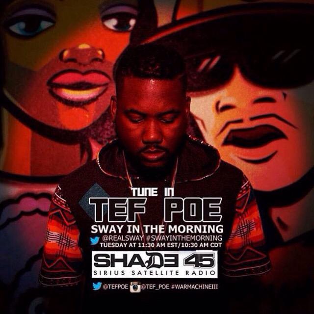 trifeckta's tweet photo. catch @TefPoe with @RealSway in the AM

#WarMachine3 #DelmarRecords http://t.co/R65kNNJ4P5