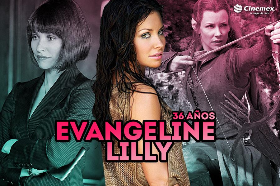 Hoy cumple 36 años la actriz Evangeline Lilly. Happy Birthday Evangeline! ¿En qué película la recuerdas? 