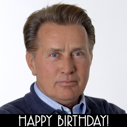 Happy Birthday to Martin Sheen, who graced our cover in Fall 2000.  
