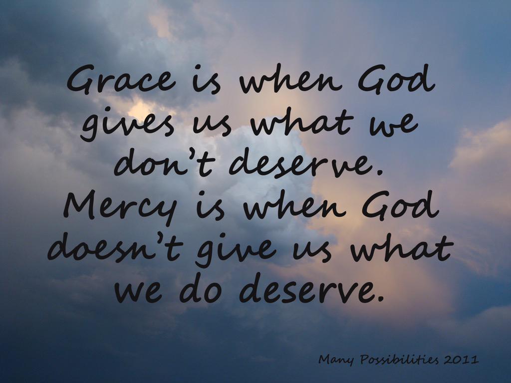 jenniferbeckham's tweet photo. The best explanation of the two greatest things God can give us. 
#grace #mercy http://t.co/vuXQSOuHiy