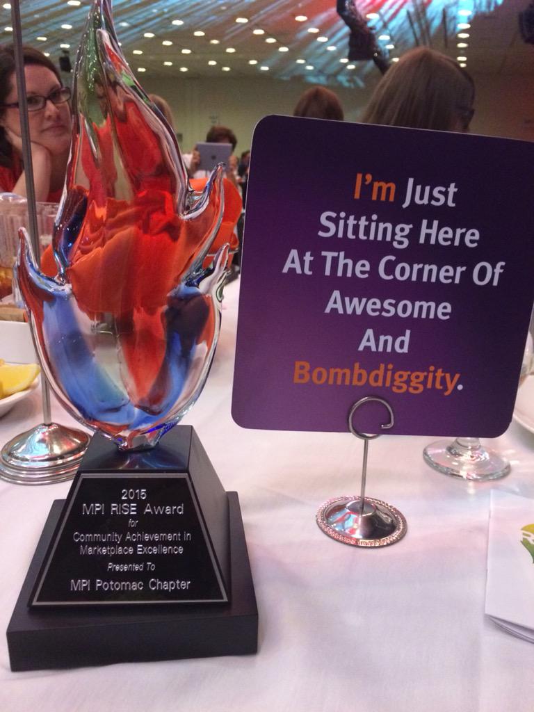 APlaxen's tweet image. So pretty! CONGRATS @PMPI1! #bombdiggity #RISEawards #WEC15
