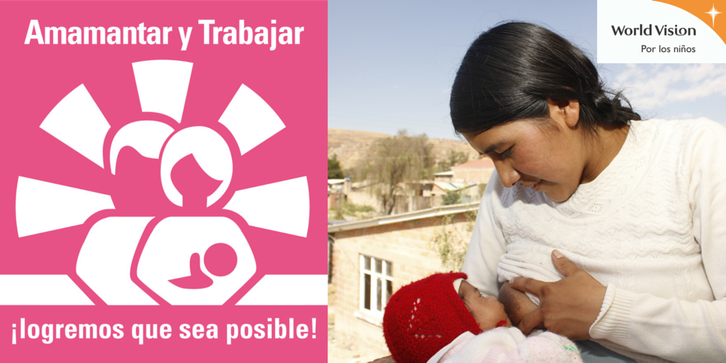 WorldVisionLAC's tweet photo. ¡Celebremos la Semana Mundial de #LactanciaMaterna 2015! http://t.co/8F65xPmE3w