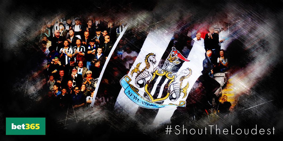 bet365's tweet image. RT if you think Newcastle have the best fans in the Premier League. #ShoutTheLoudest