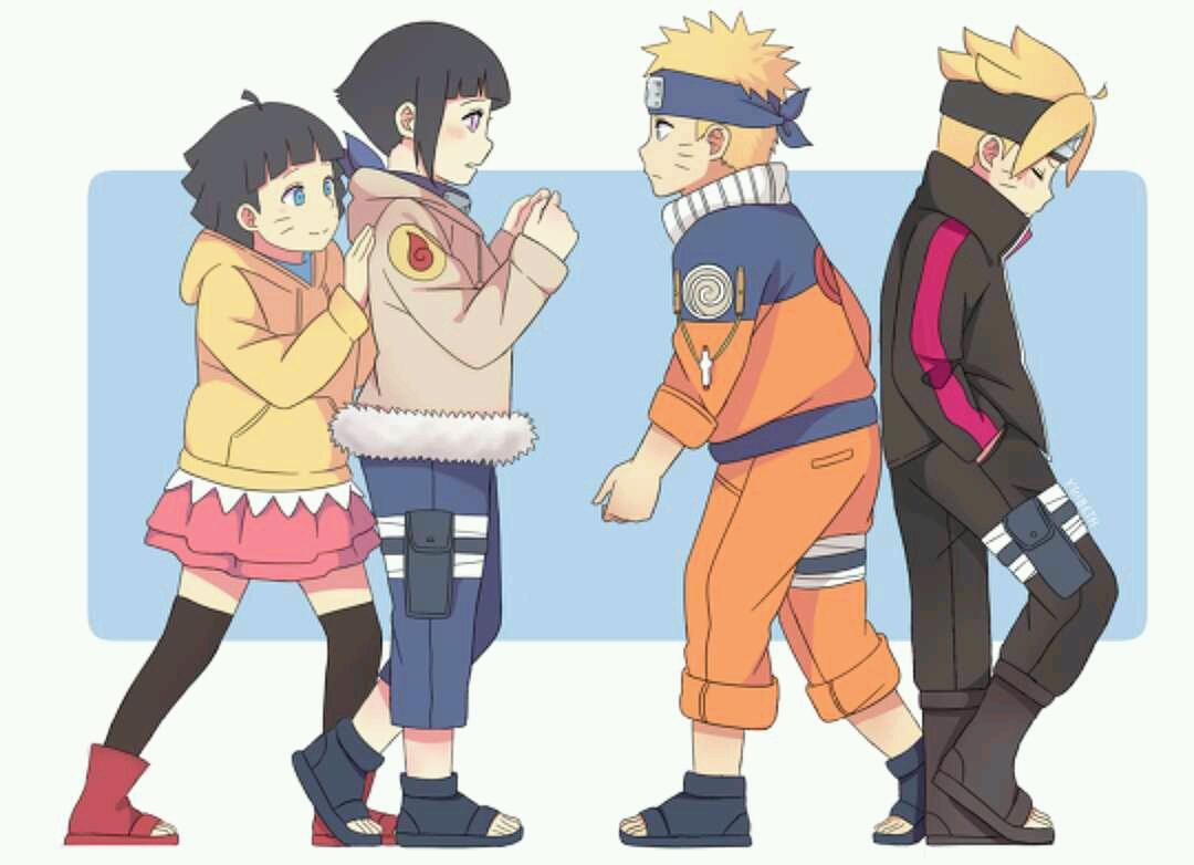 Boruto : Naruto Next Generations on X: Naruto, Boruto, Hinata and Himawari   / X