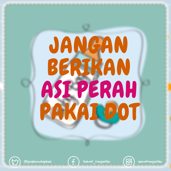 Jangan Berikan ASI Perah Kepada Bayi Pakai Dot on.fb.me/1SEW7hE