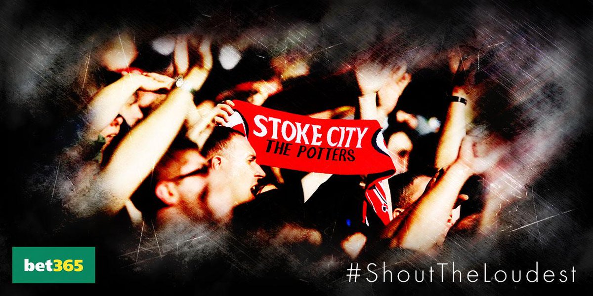 bet365's tweet photo. RT if you think Stoke have the best fans in the Premier League. #ShoutTheLoudest http://t.co/oMoyM77dxm