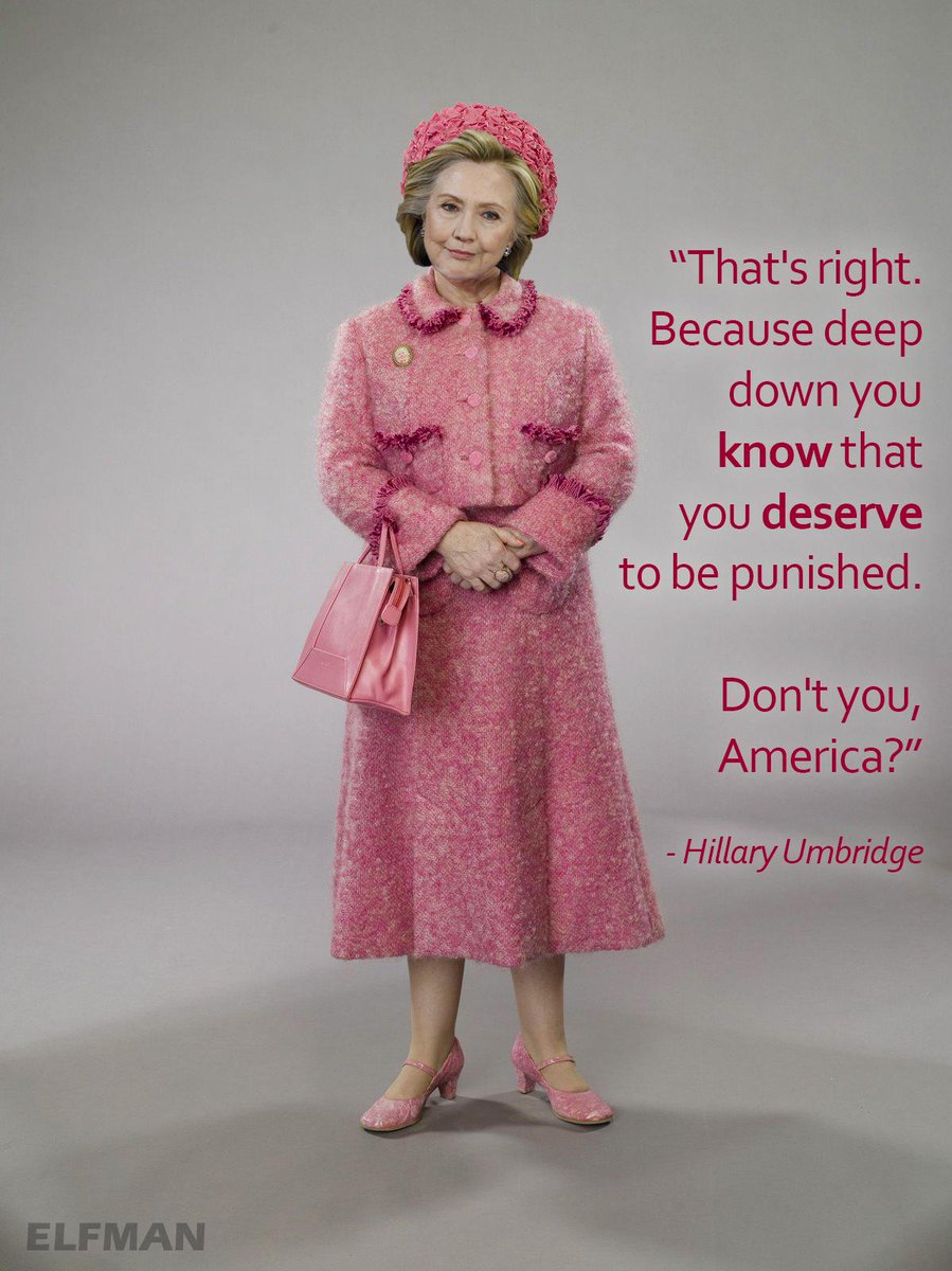 Risultati immagini per hillary clinton dolores umbridge