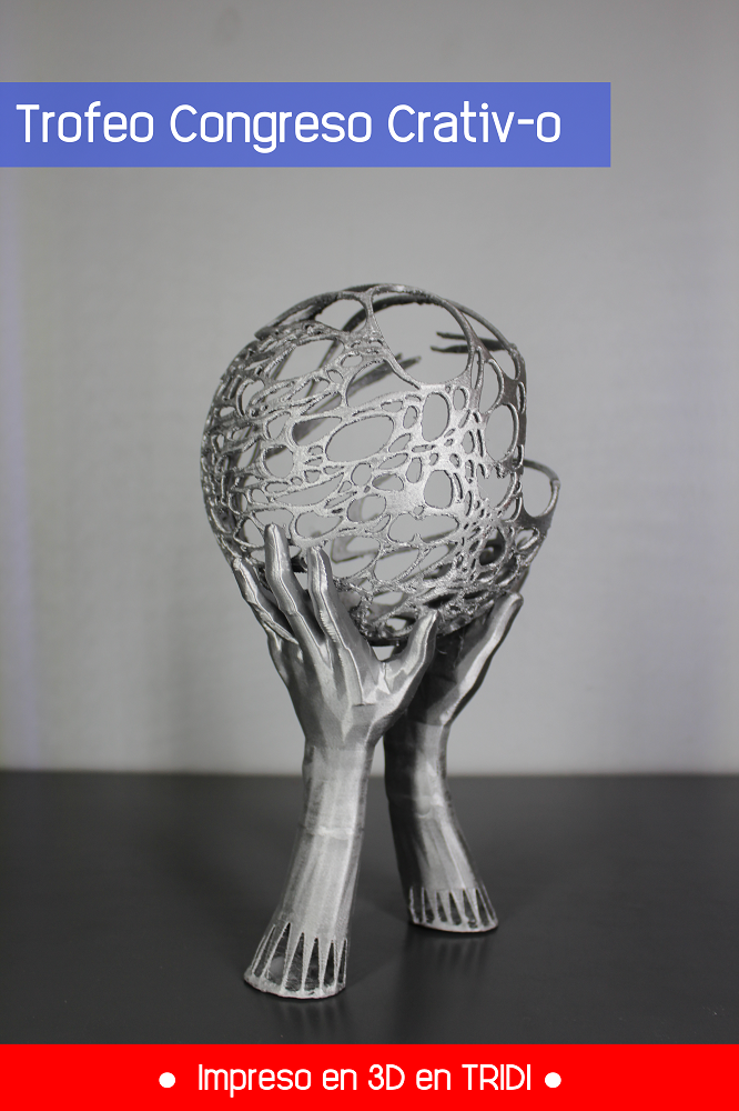 TridiMx's tweet photo. Proyecto de la semana: Maravilloso trofeo impreso en 3D para congreso de cratividad en DF. #impresión3D, #creativity http://t.co/EYptdrtLKC