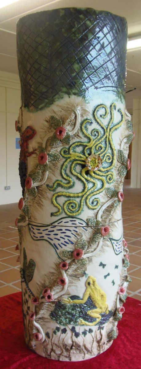 CorkPotters's tweet photo. Orla O Rourke's intricate coil built pieces can be seen @WandesfordQuay, 'Form &amp; Function' this Fri 7th @6.30pm. http://t.co/3ZFelJ2kyS