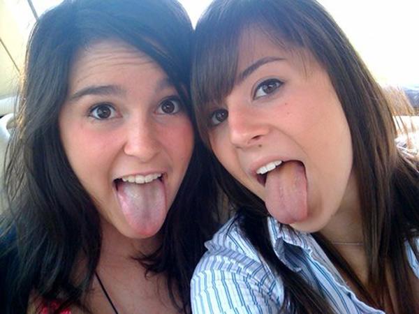 Oral schoolgirl tongue gym