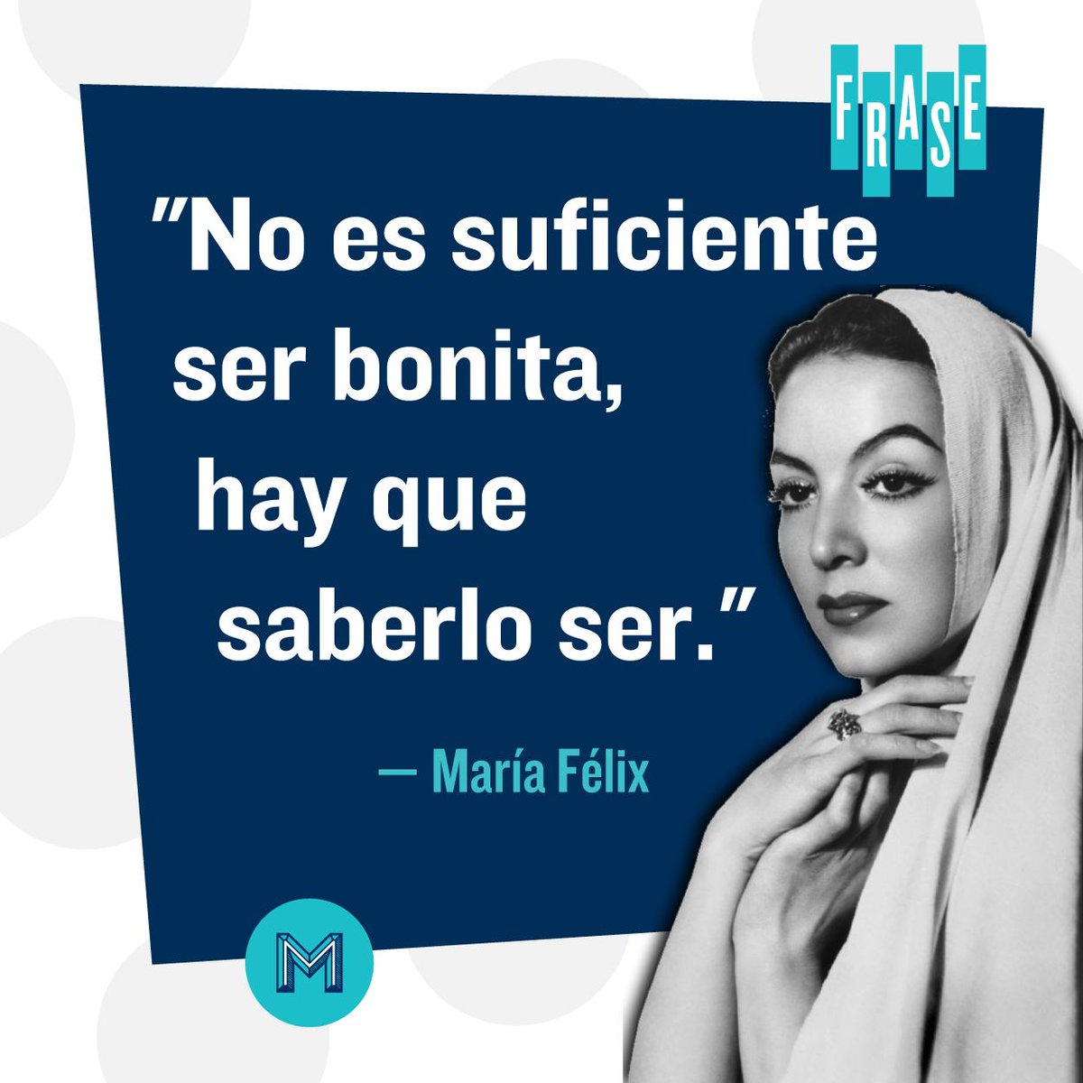 Merendero_mx's tweet photo. Apúntenle, niñas... #MaríaFélix #Frase #AmoMerendero http://t.co/jW1G36ev4H