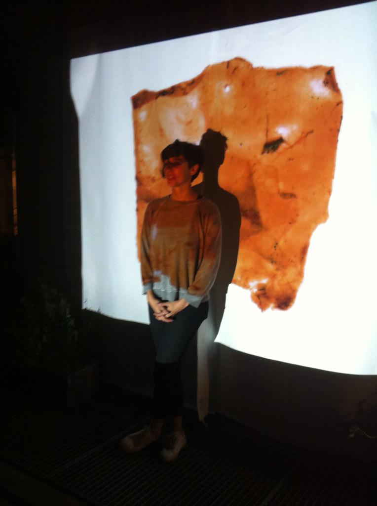 What a nice performance @rosemaryliss ! What a great atmosphere you created! #kombuchaart #fingerprint #team #thanks