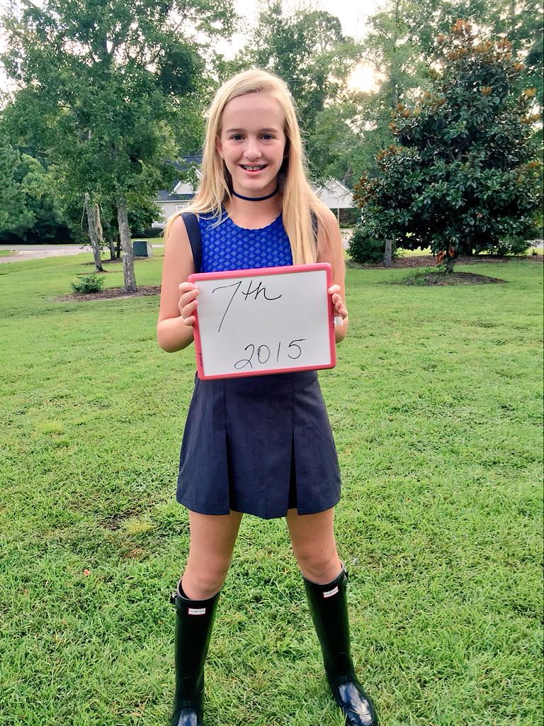 1st day of 7th grade! 