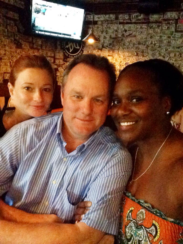 CoachLaForce's tweet photo. I brought my BFF to @mewstavern and she loved the food and meeting this guy right here!  Good food...good company. http://t.co/RQtEBmwUtf