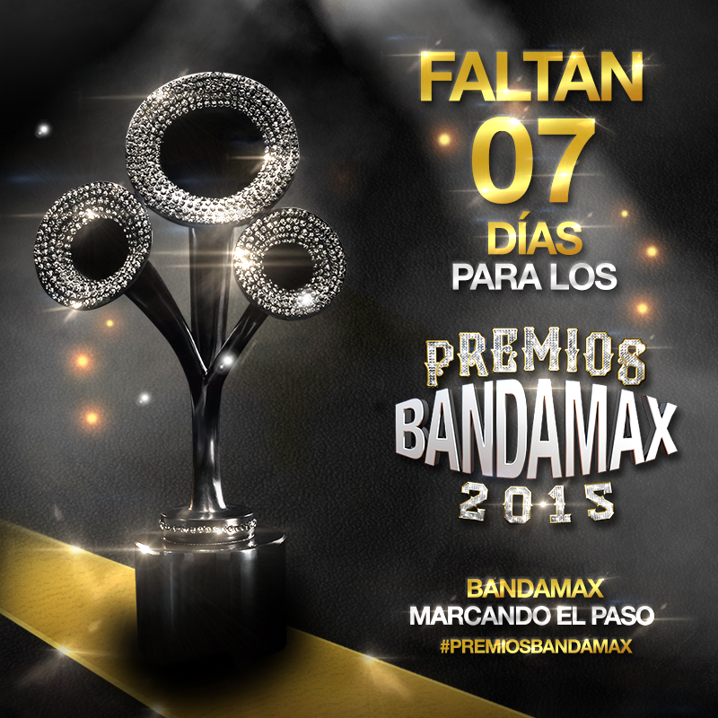 TvBandamax's tweet photo. Estamos a 7 días de la fiesta más grande #PremiosBandamax ¡Bandamax Marcando El Paso! http://t.co/kX4q8xg29R http://t.co/esnZ6qXuH2
