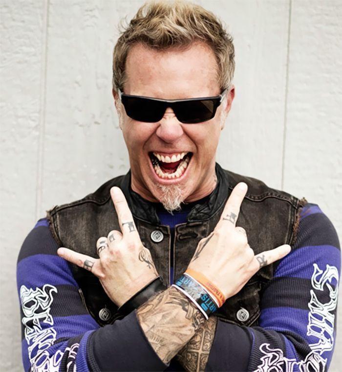 HAPPY BIRTHDAY Wishes To One Of My Faves... Front man James Hetfield! Still Rockin\ At 52! \\m/ (  > < ) \\m/ 