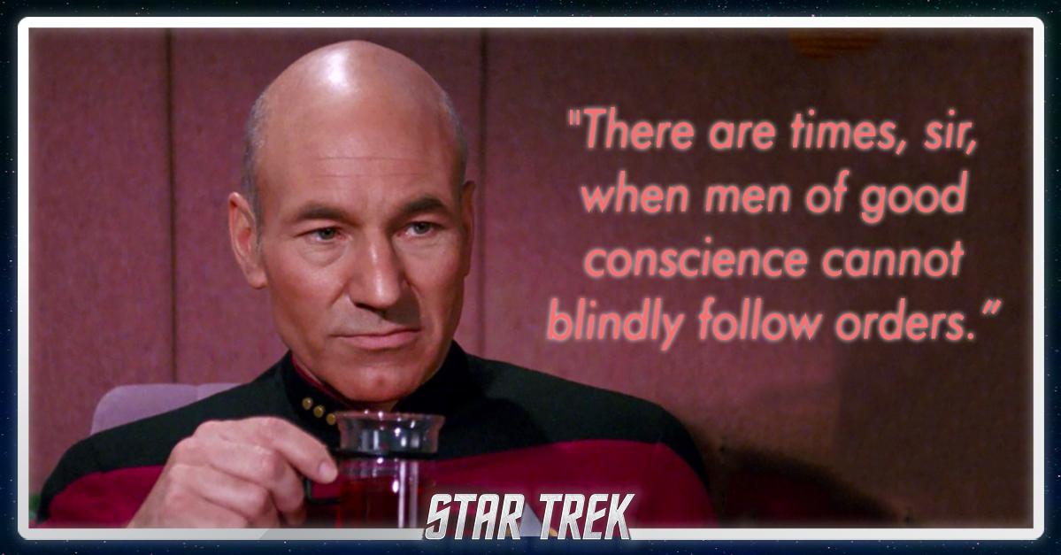 StarTrek's tweet photo. The Captain sharing his #Picardism http://t.co/Wn0a4RxPY5