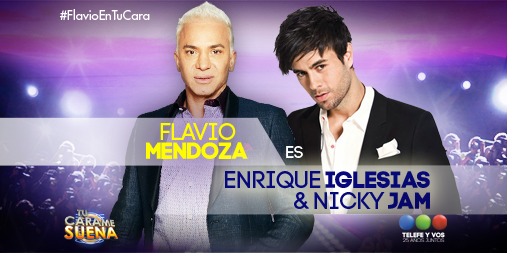 TuCaraMeSuenaAR's tweet photo. #FlavioEnTuCara y @FacuMazzei le ponen flow a #TuCaraMeSuena http://t.co/DOxY563Ado
